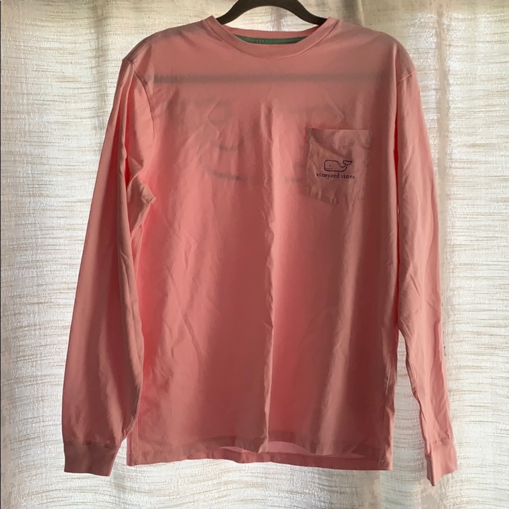 Vineyard Vines Pink Long Sleeve Tee